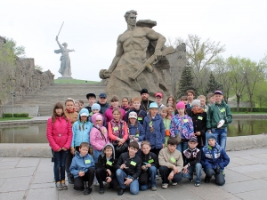 Гимназисты посетили город-герой Волгоград